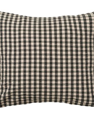 Juna Bæk & Bølge Örngott 50x60 Cm / Sand - Örngott Ekologisk Bomull Svart