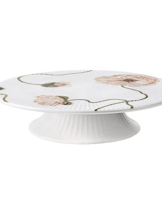Kähler Hammershøi Poppy Tårtfat Ø30 Cm - Kakfat, Tårtfat & Kupor Porslin Vit