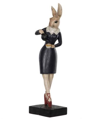 Andrahands Sortering Kanin Dam med kaffe