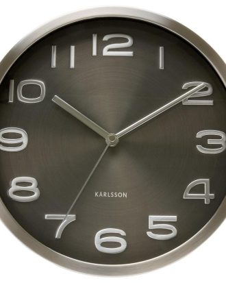 Karlsson Maxie Väggklocka - Väggklockor Järn Svart
