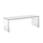 Kartell Invisible Sidobord 40 Cm Kristall - Soffbord Polykarbonat Klar