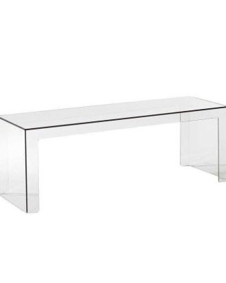 Kartell Invisible Sidobord 40 Cm Kristall - Soffbord Polykarbonat Klar