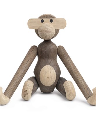 Kay Bojesen Apa Liten /rökt - Träfigurer Ek