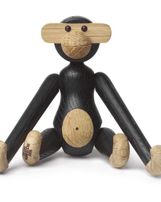 Kay Bojesen Apa Mini - Träfigurer Ek Mörkbetsad Ek