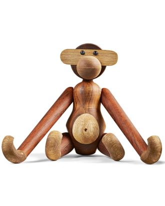 Kay Bojesen Apa Mellan - Träfigurer Teak Trä