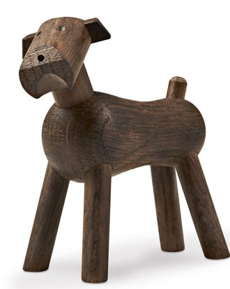 Kay Bojesen Hund Tim - Träfigurer Rökt Ek