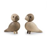 Kay Bojesen Lovebirds 2-pack - Träfigurer Rökt Ek