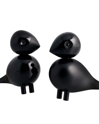 Kay Bojesen Lovebirds 2-pack - Träfigurer Bok Svart