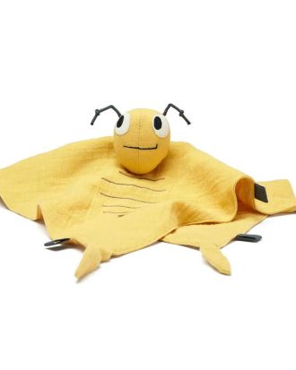 Kids Concept Edvin Bea The Bee Snuttefilt - Leksaker Bomull Gul