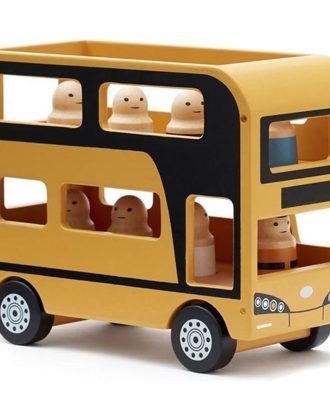 Kids Concept Aiden Buss - Leksaker Plywood Gul
