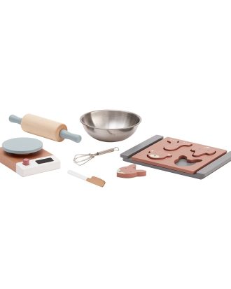 Kids Concept Kid's Bistro Baka Set - Leksaker Stål Brun