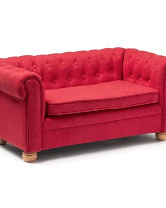 Kids Concept Chesterfield Barnsoffa - Barnsoffor & Sittmöbler Plywood Röd