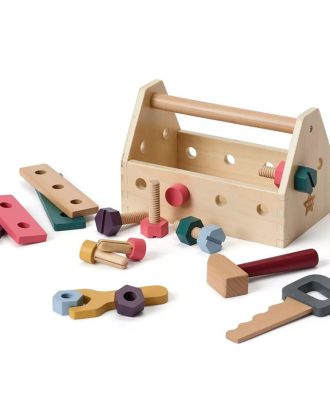 Kids Concept Kid's Hub Verktygslåda Trä - Leksaker Plywood Multi