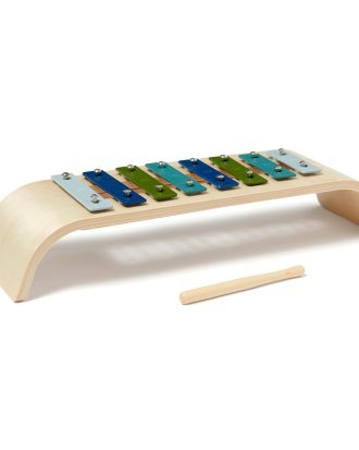Kids Concept Xylofon Plywood /multi - Leksaker Rostfritt Stål Blå