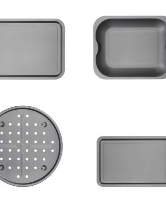 Kitchen Craft Bakset 4 Delar - Bakplåtar Kol Stål