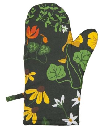 Klippan Yllefabrik Leksand Grillvante - Grillredskap & Grilltillbehör Bomull Grön