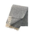 Klippan Yllefabrik Ralph pläd 130x200 Cm - Plädar & Filtar Ull Ljusgrå