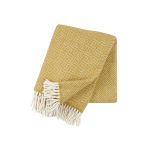 Klippan Yllefabrik Samba pläd 130x200 Cm - Plädar & Filtar Ull Gul