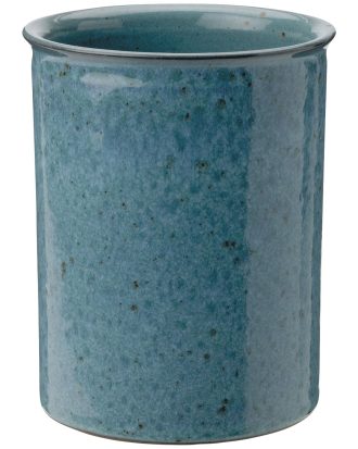 Knabstrup Keramik Redskapsställ 15 Cm - Bestick- & Redskapsförvaring Terrakotta Dusty Blue