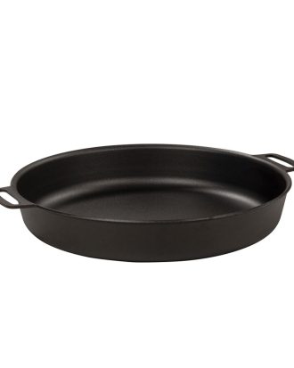 Kockums Jernverk Stekpanna / Pajform 30 Cm - Stekpannor Kolstål Svart