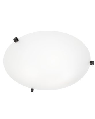 Konsthantverk Ögla Plafond Liten Svart - Plafonder Vit