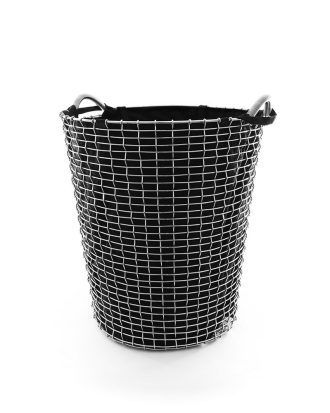 Korbo Tvättpåse 80 L - Tvättkorgar Ekologisk Bomull Svart