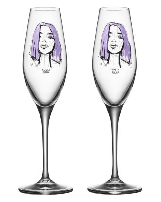 Kosta Boda All About You Champagne 23 Cl 2-pack Forever Mine - Champagneglas Glas Klar