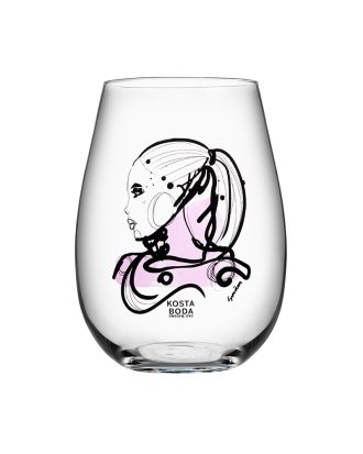 Kosta Boda All About You Tumbler 57 Cl 2-pack Love You - Tumblerglas Glas Rosa