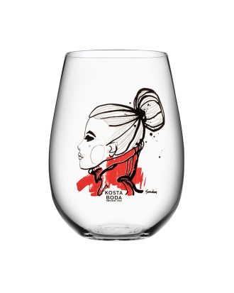 Kosta Boda All About You Tumbler 57 Cl 2-pack Want You - Tumblerglas Glas Röd