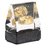 Kosta Boda Black Elements House Of Mystery Konstglas Bv Ac-23 - Konstglas Kristallglas Guld