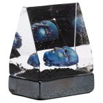 Kosta Boda Black Elements House Of Mystery Konstglas Bv Ac-23 - Konstglas Kristallglas Blå