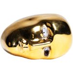 Kosta Boda Brains Konstglas Everything Is Better When We Dance – 2021 - Konstglas Munblåst Glas Guld