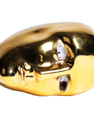 Kosta Boda Brains Konstglas Everything Is Better When We Dance – 2021 - Konstglas Munblåst Glas Guld