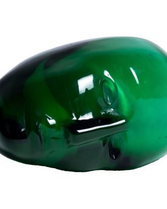 Kosta Boda Brains Konstglas Walk With Me – 2021 - Konstglas Munblåst Glas Grön