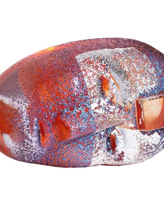 Kosta Boda Brains Konstglas I See You – 2021 / Silver - Konstglas Munblåst Glas Brun