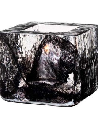 Kosta Boda Brick Ljuslykta - Ljuslyktor Svart