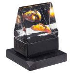 Kosta Boda Black Elements House Of Mystery Konstglas Bv Ac-15 - Konstglas Kristallglas Svart