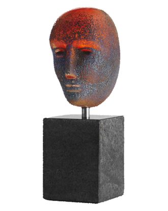 Kosta Boda Brains On Stone Konst Tor - Konstglas Glas Multi