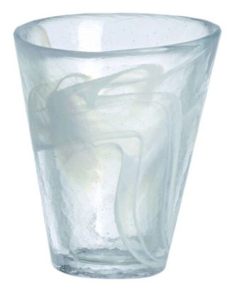 Kosta Boda Mine Tumbler - Tumblerglas Glas Vit