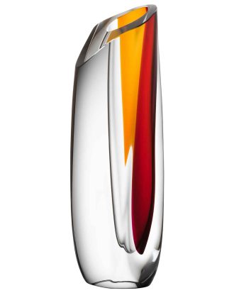 Kosta Boda Saraband Vas /amber - Vaser Munblåst Glas Röd