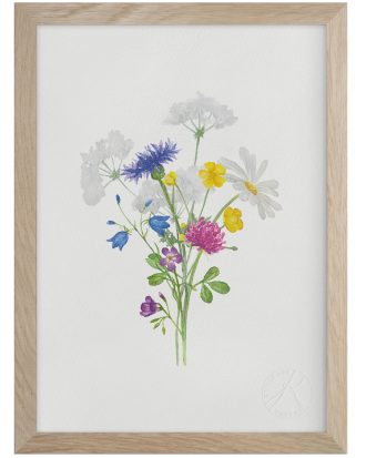 Kunskapstavlan® Sju Sorters Blommor Poster A4 - Posters Papper Multi