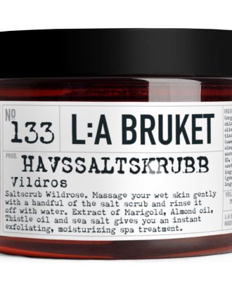 L:a Bruket Havssaltskrubb No 133 Vildros - Parfym & Kroppsvård Mix