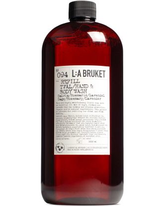 L:a Bruket 094 Refill Flytande Tvål 1000 Ml Salvia/rosmarin/lavendel - Tvålar