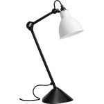 Dcwéditions La Lampe Gras N°205 Bordslampa / Vit - Bordslampor Stål Svart