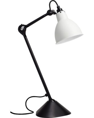 Dcwéditions La Lampe Gras N°205 Bordslampa / Vit - Bordslampor Stål Svart