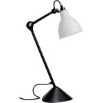 Dcwéditions La Lampe Gras N°205 Bordslampa / Frostat Glas - Bordslampor Stål Svart
