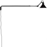 Dcwéditions Lampe Gras N°213 Vägglampa - Vägglampor Stål Svart