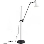 Dcwéditions Lampe Gras N°215 Golvlampa / Vit - Golvlampor Stål Svart