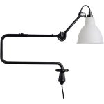 Dcwéditions Lampe Gras N°303 Vägglampa / Frostat Glas - Vägglampor Stål Svart