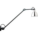 Dcwéditions La Lampe Gras N°304 Vägglampa L60 / Krom - Vägglampor Stål Svart